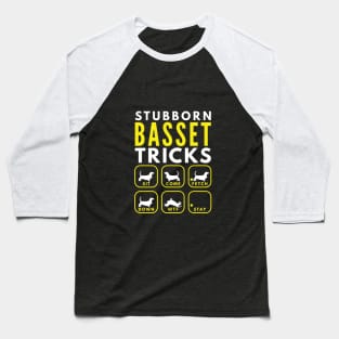 Stubborn Basset Tricks - Dog Training Baseball T-Shirt
